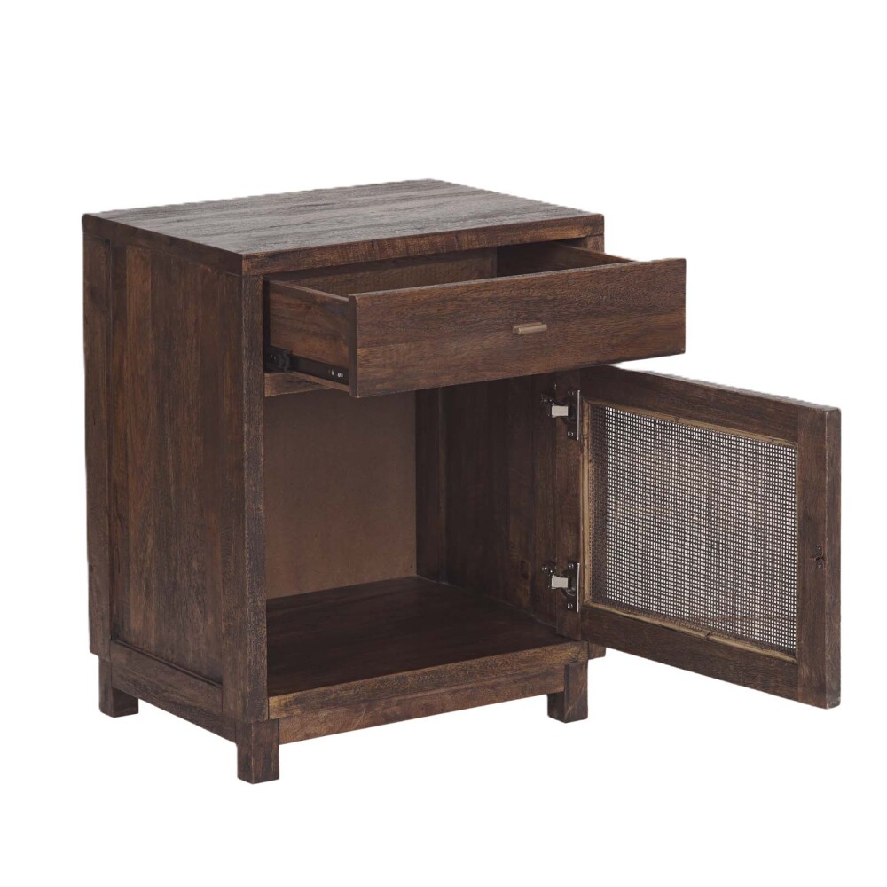 MESA DE LUZ MADERA MARRON AMAN