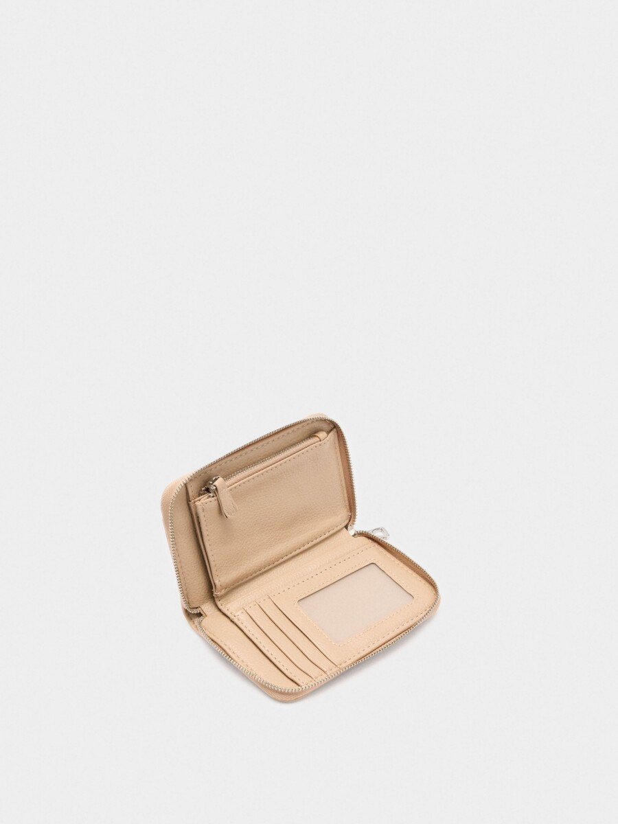 Cartera Con Textura rosa