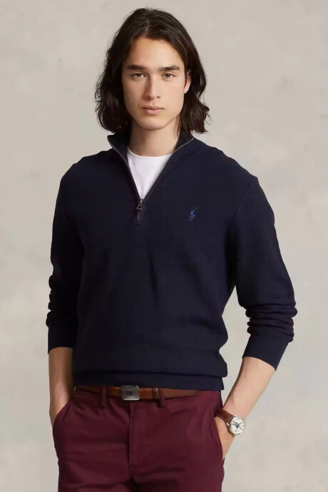 Sweater Medio cierre Polo Ralph Lauren Azul Marino