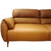 SOFA 3 CUERPOS - 100% CUERO - MODELO PUERTO - COLOR MARRON CLARO SOFA 3 CUERPOS - 100% CUERO - MODELO PUERTO - COLOR MARRON CLARO