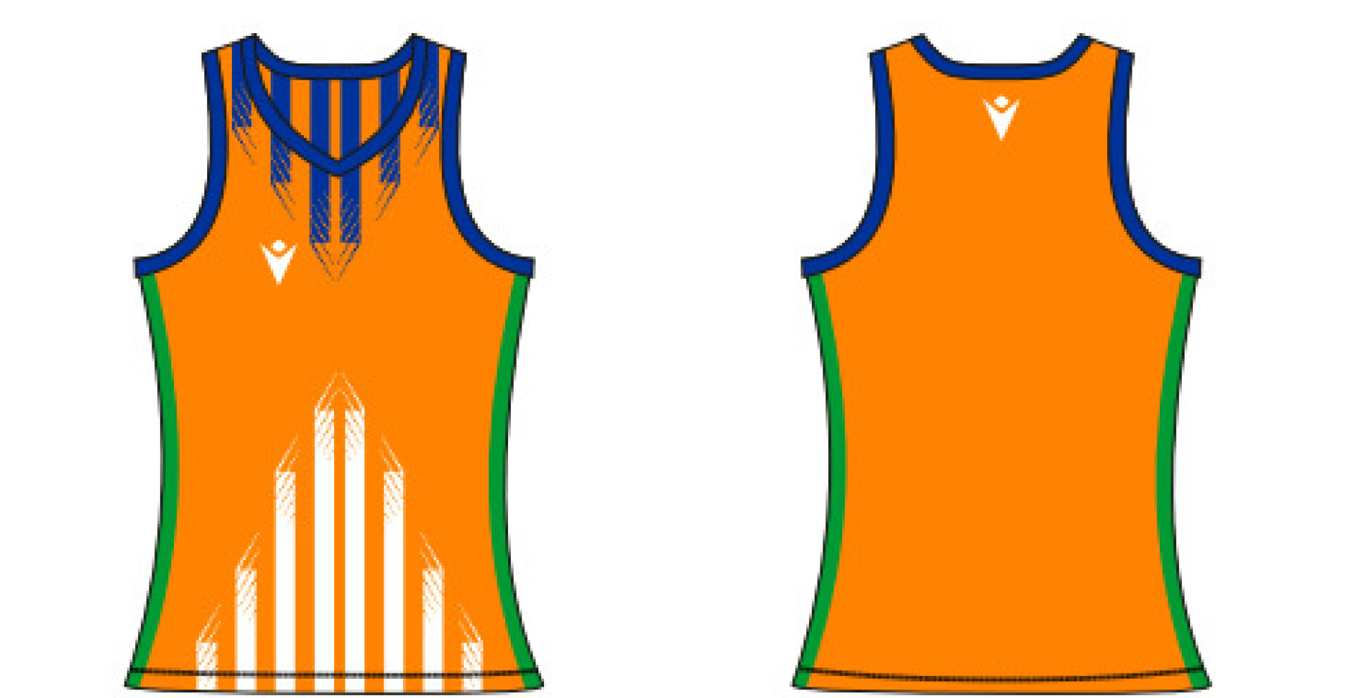 Musculosa Enfoque Volleyball Femenino Naranja 