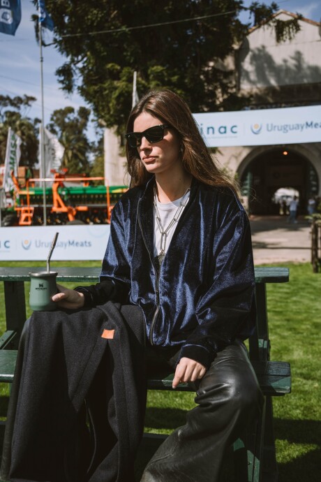 Velvet Bomber Azul