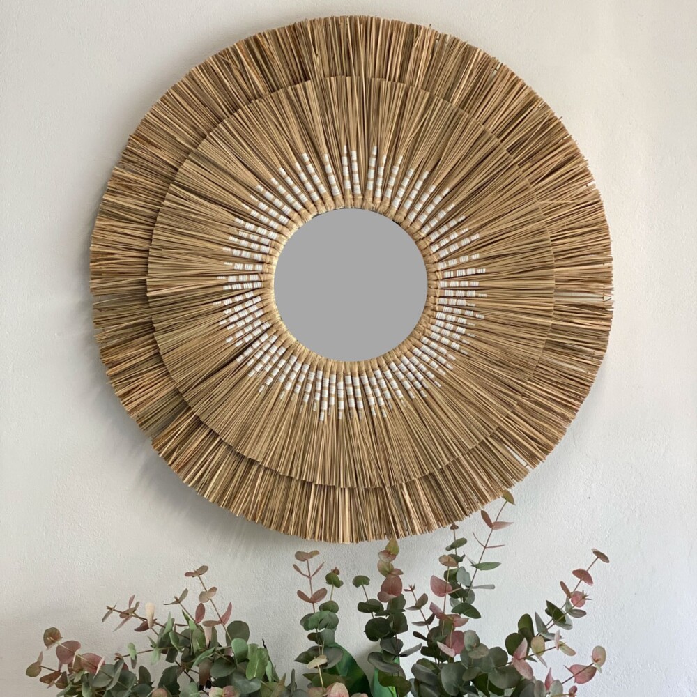 ESPEJO REDONDO EN SEAGRASS GXSM05 ESPEJO REDONDO EN SEAGRASS GXSM05