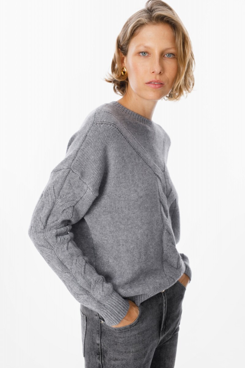 Sweater Hiedra - Gris 
