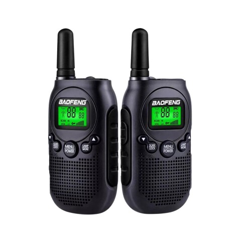 Handy Walkie Talkie (Woki Toki) Radio Intercomunicador Baofeng x2 Unidades para Niños Handy Walkie Talkie (Woki Toki) Radio Intercomunicador Baofeng x2 Unidades para Niños