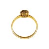 Anillo Flor-Oro bajo-Piedra Zirconia-AN8090 conpiedra