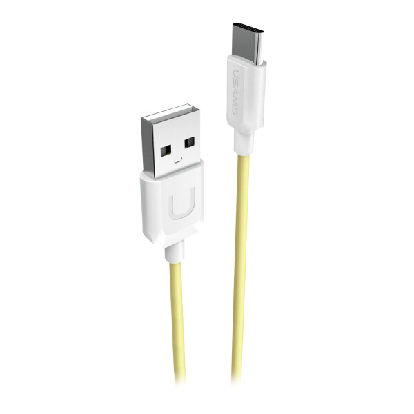 Cable De Datos Usams Sj099 Usb A A Tipo C 1 Metro AMARILLO