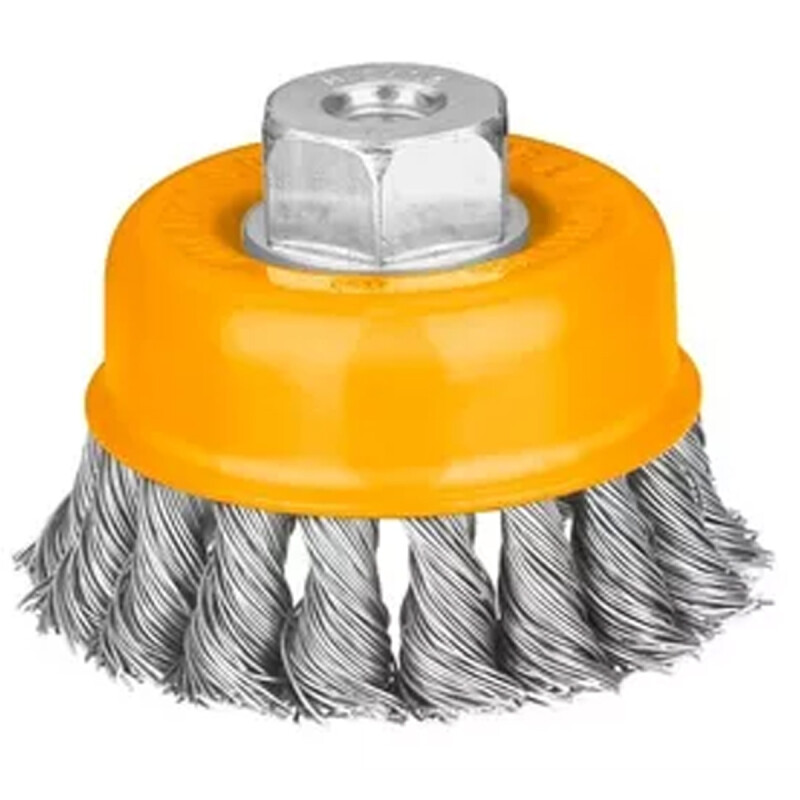 CEPILLO COPA AMOLADORA TRENZADO 75MM INGCO WB20751 CEPILLO COPA AMOLADORA TRENZADO 75MM INGCO WB20751