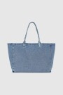LEO DENIM TOTE Azul