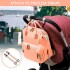 Silla Mecedora Bouncer Bebé + Mochila Maternal Impermeable Variante Color Verde Salmon