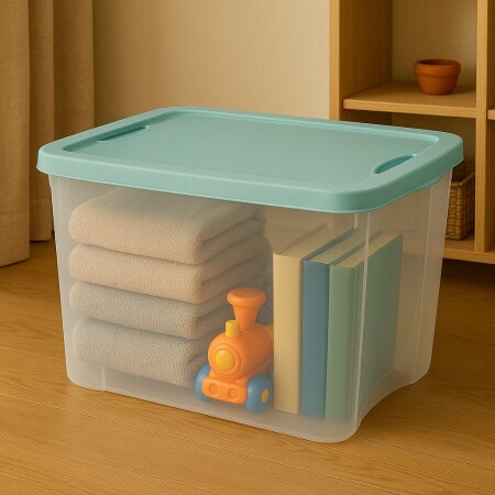 CAJA ORGANIZADORA WENCO FULLBOX 75LTS 60X48X38CM Sin color