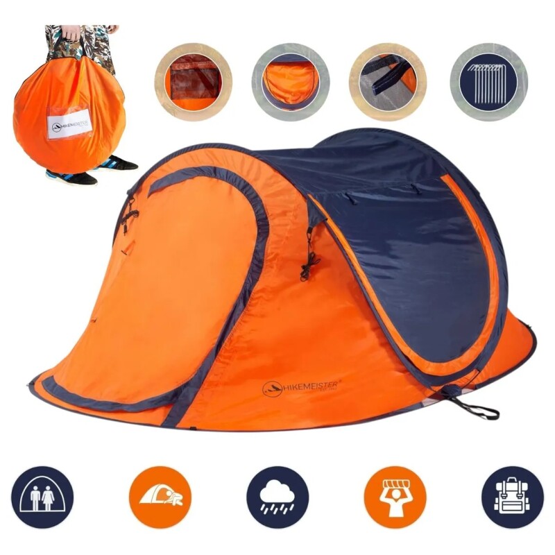 Carpa Impermeable Autoarmable Capacidad 2 Personas Carpa Impermeable Autoarmable Capacidad 2 Personas