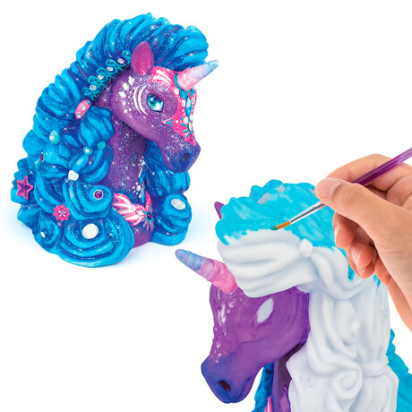 Alcancía Para Colorear Unicornio Grande Alcancía Para Colorear Unicornio Grande