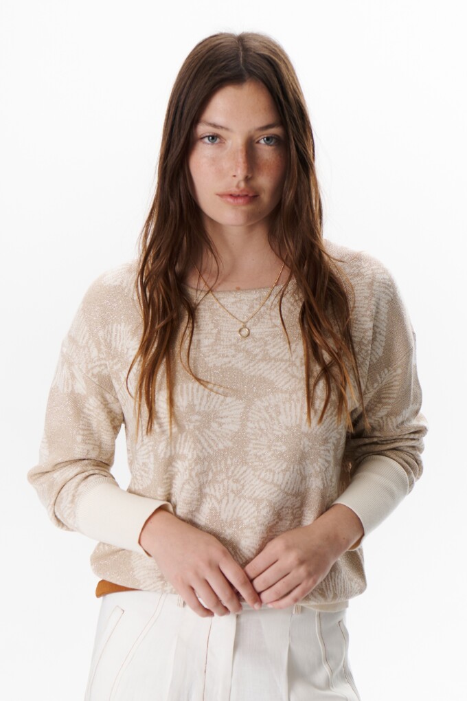 SWEATER FLOR BLINK ORO