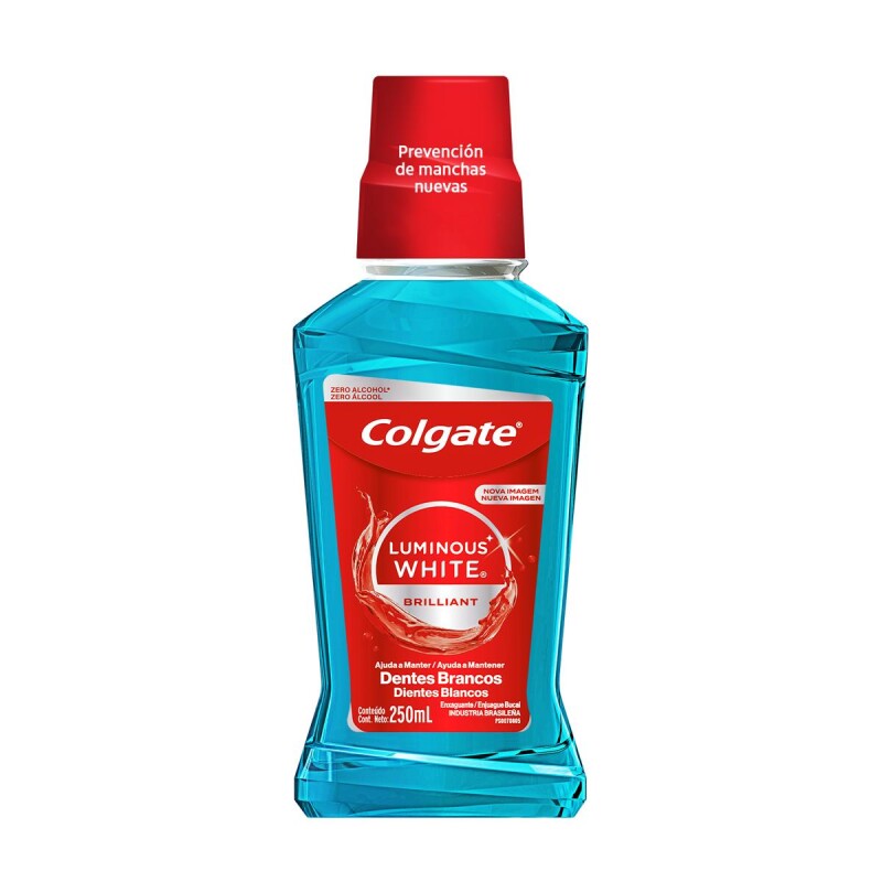 Enjuague Bucal Colgate Luminous White Sin Alcohol 250 Ml. Enjuague Bucal Colgate Luminous White Sin Alcohol 250 Ml.