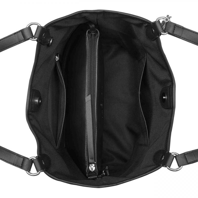 Jaslee 2 In 1 Tote Black