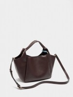 Bolso Tote Con Penduro marron