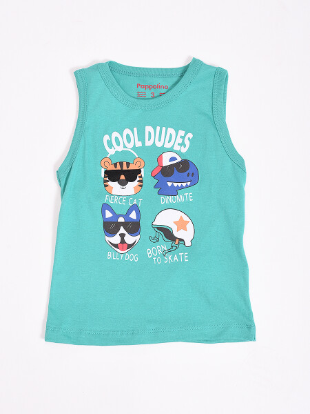 MUSCULOSA COOL DUDES VERD ESMERALDA