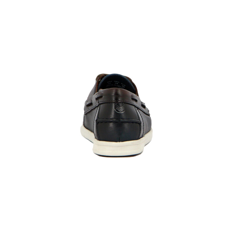 Mocasines Nauticos Hombre Starsax Azul-cafe
