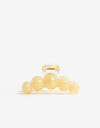 Broche Acrilico Broche Bolones De Acrílico - Blanco Crudo