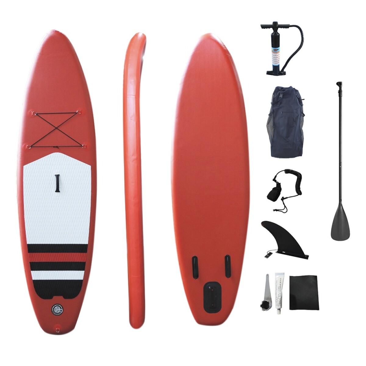 Tabla Stand Up Paddle Sup 280 + Remo + Inflador + Bolso - Rojo 