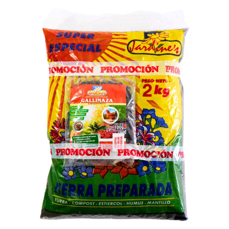 TIERRA JARDINES NIVEL PREPARADA 2 KG+PELLETS ALFALFA 100 GR (OBS) TIERRA JARDINES NIVEL PREPARADA 2 KG+PELLETS ALFALFA 100 GR (OBS)
