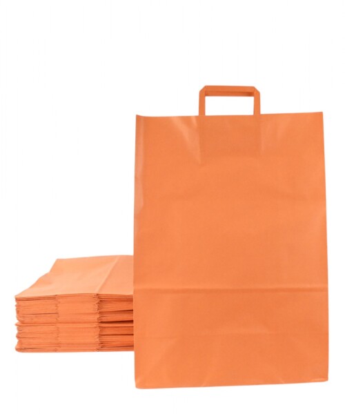 Pack x 50 - bolsa lisa 34x17x48 cm NARANJA