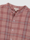 Camisa Cuadros Coral Oscuro