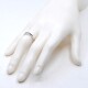 Anillo en oro 18k blanco , brillante y zafiros. Anillo en oro 18k blanco , brillante y zafiros.