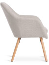 Sillón UDSBJERG tela 1 cuerpo beige/roble Sillón UDSBJERG tela 1 cuerpo beige/roble