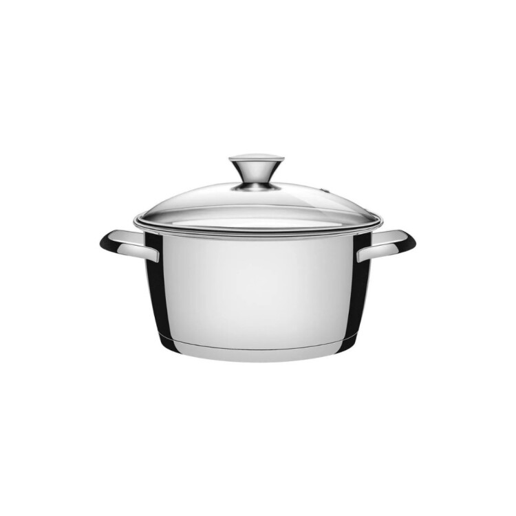 Olla Cacerola Acero Inox Tramontina Allegra 24cm 5,7 litros PLATEADO