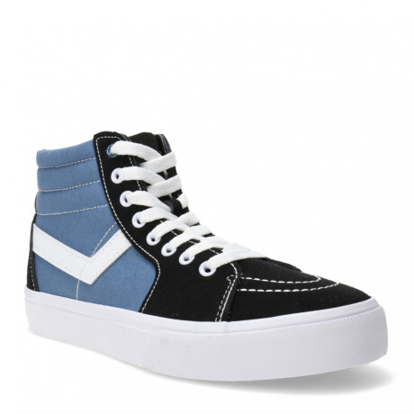 Old School Canvas HI Dama Black/Navy