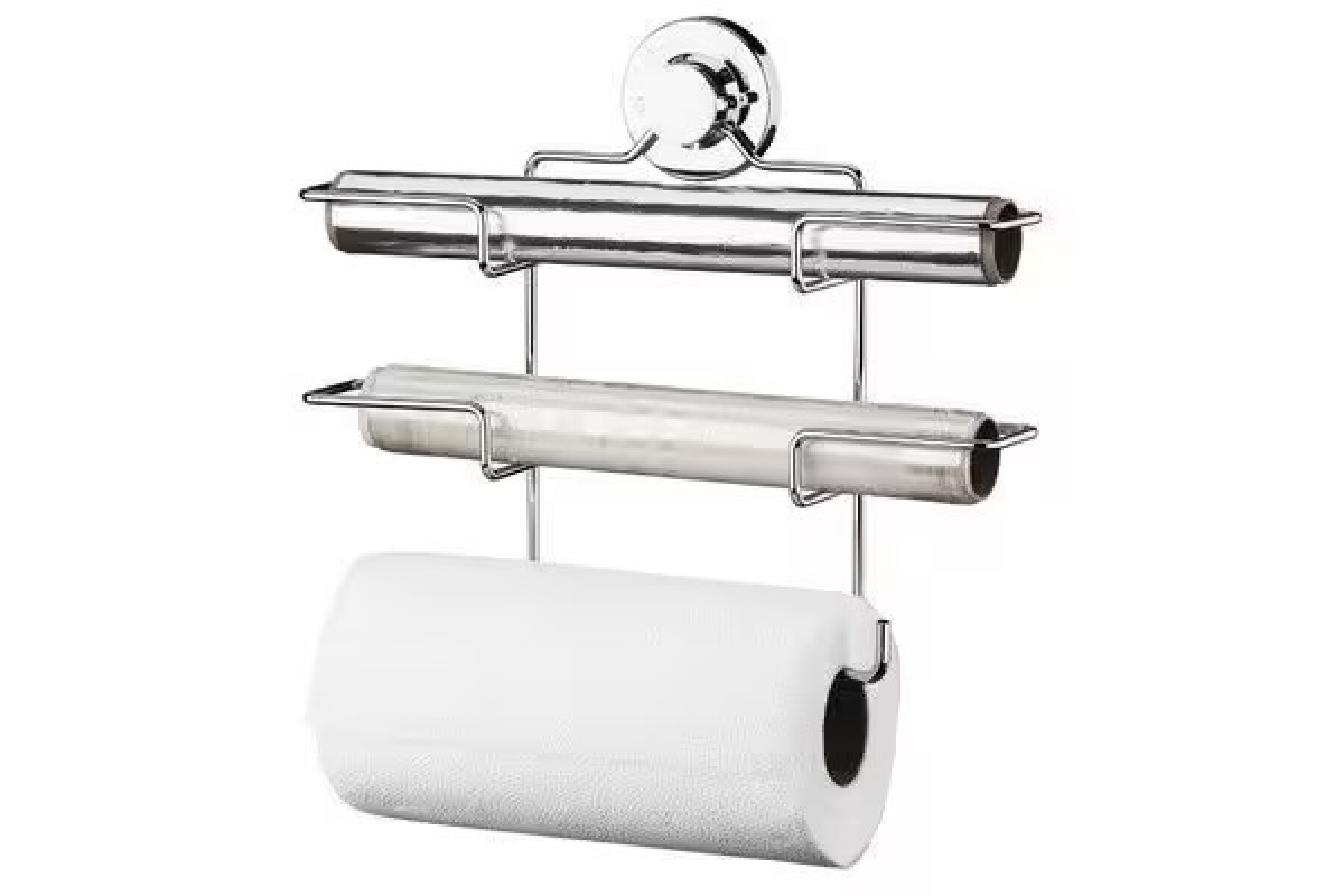 Soporte Para Rollo Triple Con Ventosa 