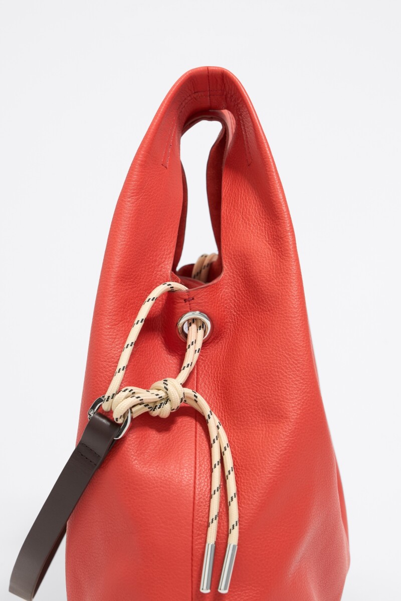 BOLSO PAPER M Coral