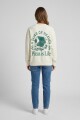 Sweatshirt estampado Pizza is Life CRUDO