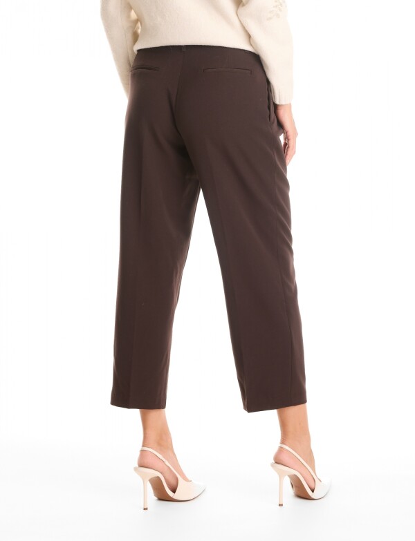 Pantalon Pinzas MARRON