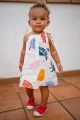 BABY LINEN AMELIE DRESS Fruit Salad