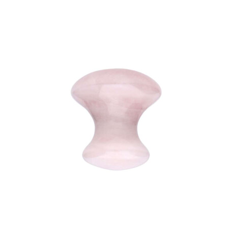 Mushroom Gua Sha Hongo Masajeador De Cuarzo Rosa (Gimnasia Facial)