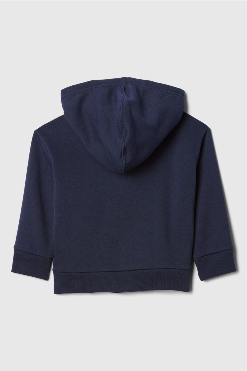 Buzo Canguro Con Cierre Logo Gap Toddler Niño Tapestry Navy