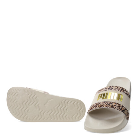Sandalias de Mujer Puma Leadcat 2.0 Animal Flair Beige - Dorador