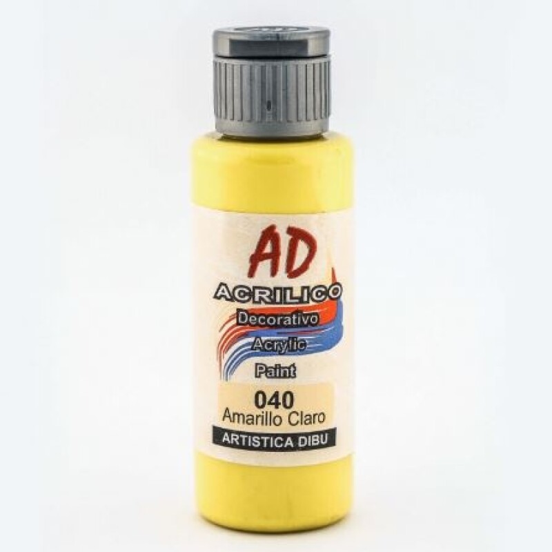 Acrílico Decorativo Ad 60 Ml Amarillo Claro #Acrílico Decorativo Ad 60 Ml Amarillo Claro