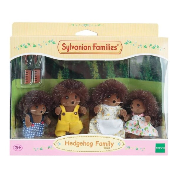 Sylvanian Families Familia 4 Erizos Muñeco Figura Juguete Sylvanian Families Familia 4 Erizos Muñeco Figura Juguete