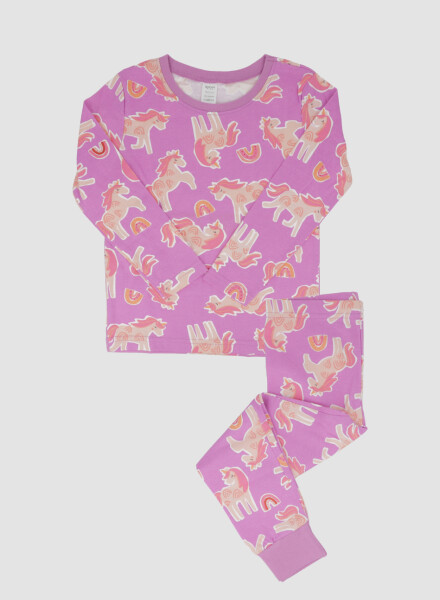 Pijama infantil unicornios Rosado