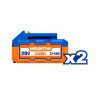 Amoladora inalámbrica Wadfow + 2 baterías 20V 3.0Ah 115mm Azul