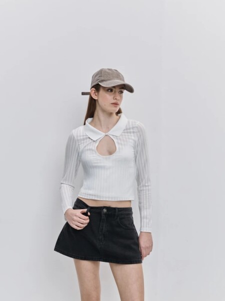 BLUZA P.CAKE GLORIAX BLANCO