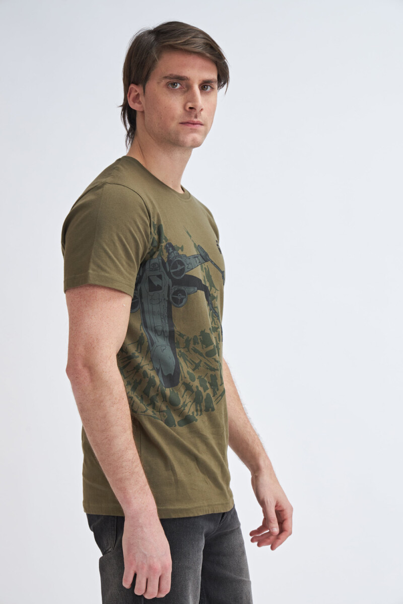 Camiseta manga corta Star Wars- Verde
