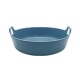 Ensaladera Selecta en cerámica con asas 30x29x9cm Azul