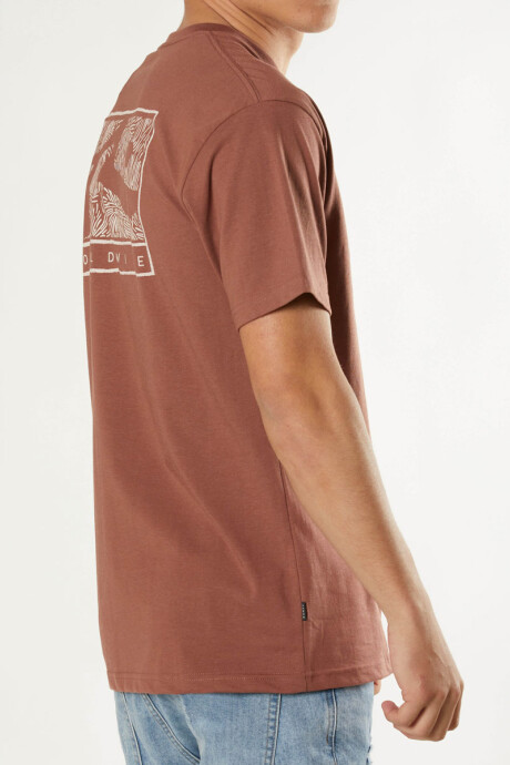 T-SHIRT INDIE RUSTY Bordeaux