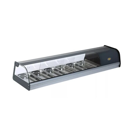 Vitrina refrigerada de mesa horizontal 6 recipientes GN 1/3 Vitrina refrigerada de mesa horizontal 6 recipientes GN 1/3