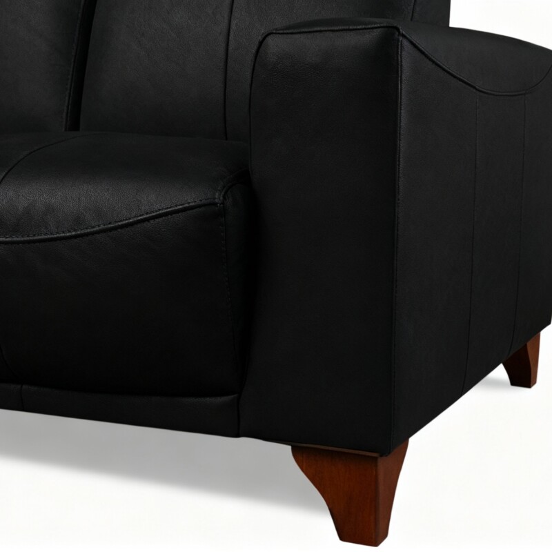 Sofá 3 cuerpos Luzzi 2.00mt Negro